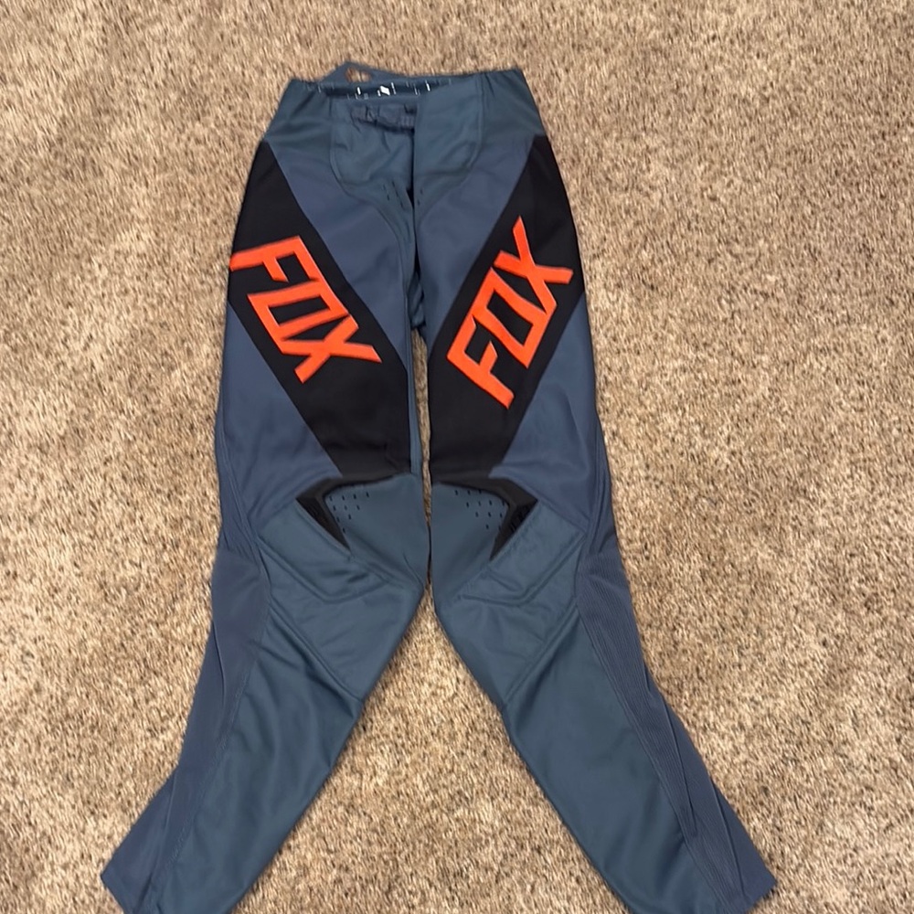 Fox Kids Casual Bottoms in Blue and Black with Red Accents